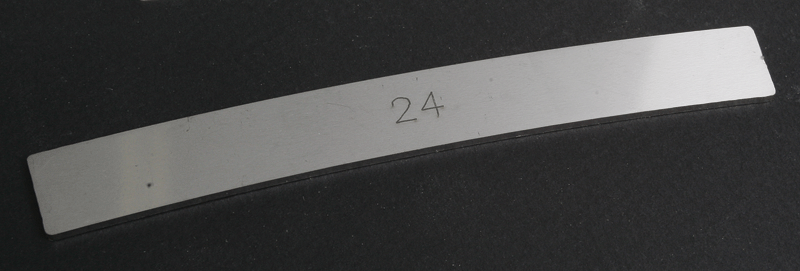 5" Curved Track Alignment Gauge -- 24" Radius