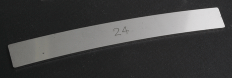 5" Curved Track Alignment Gauge -- 24" Radius