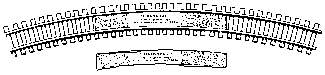 5" Track Alignment Gauges - Curved -- 15" Radius