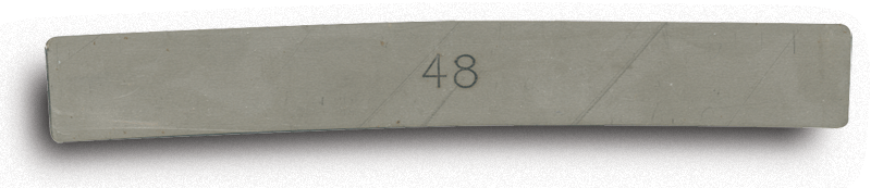 5" Track Alignment Gauge - Curved -- 48" Radius