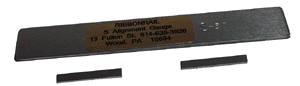 Track Alignment Gauges - Straight -- 5"