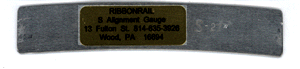 5" Track Alignment Gauges - Curved -- 27" Radius