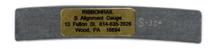 5" Track Alignment Gauges - Curved -- 30" Radius