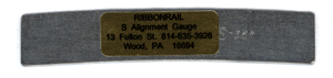 5" Track Alignment Gauges - Curved -- 36" Radius