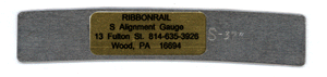 5" Track Alignment Gauges - Curved -- 37" Radius
