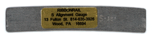 5" Track Alignment Gauges - Curved -- 38" Radius