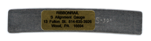 5" Track Alignment Gauges - Curved -- 39" Radius