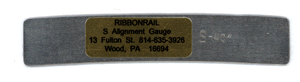5" Track Alignment Gauges - Curved -- 40" Radius