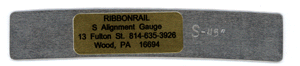 5" Track Alignment Gauges - Curved -- 45" Radius