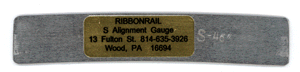 5" Track Alignment Gauges - Curved -- 46" Radius