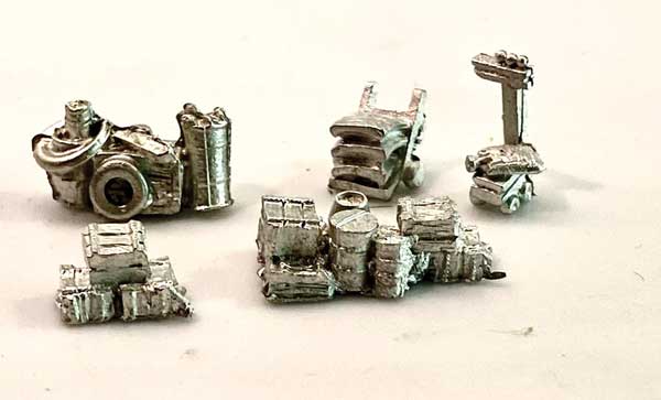 Assorted Street Stuff -- Unpainted pkg(5)-2