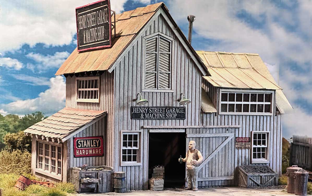 Henry Street Garage -- Laser-Cut Wood Kit-2