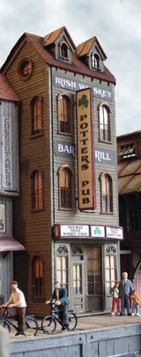 Potters Pub -- Laser-Cut Wood Kit - 5-1/4 x 4" 13.3 x 10.2cm-2