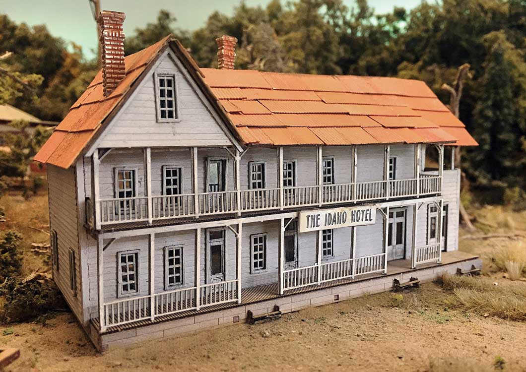 Idaho Hotel -- Laser-Cut Wood Kit-2
