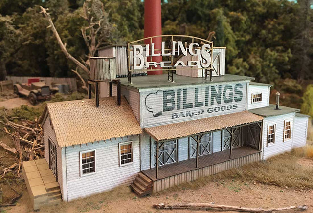 Laser-Cut Wood Kit -- Billings Bakery