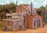 Laser-Cut Wood Kit -- Stewart's Rod's - 4 x 6"  10.2 x 15.2cm-2