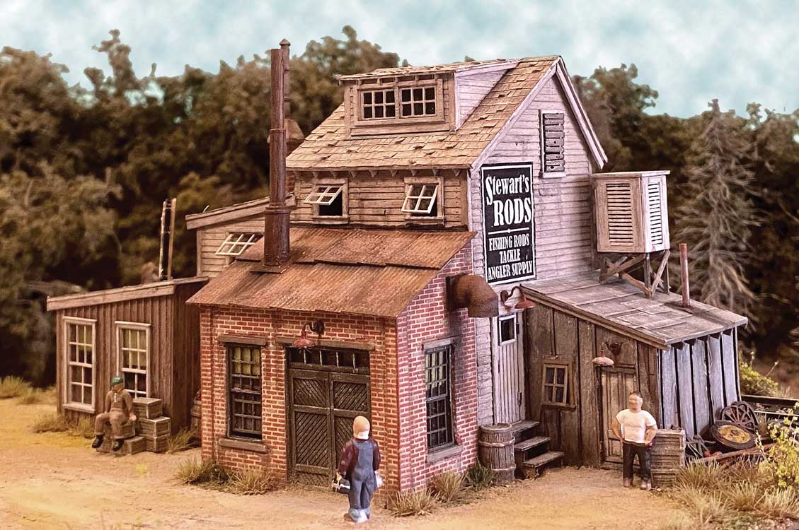 Laser-Cut Wood Kit -- Stewart's Rod's - 4 x 6"  10.2 x 15.2cm-3