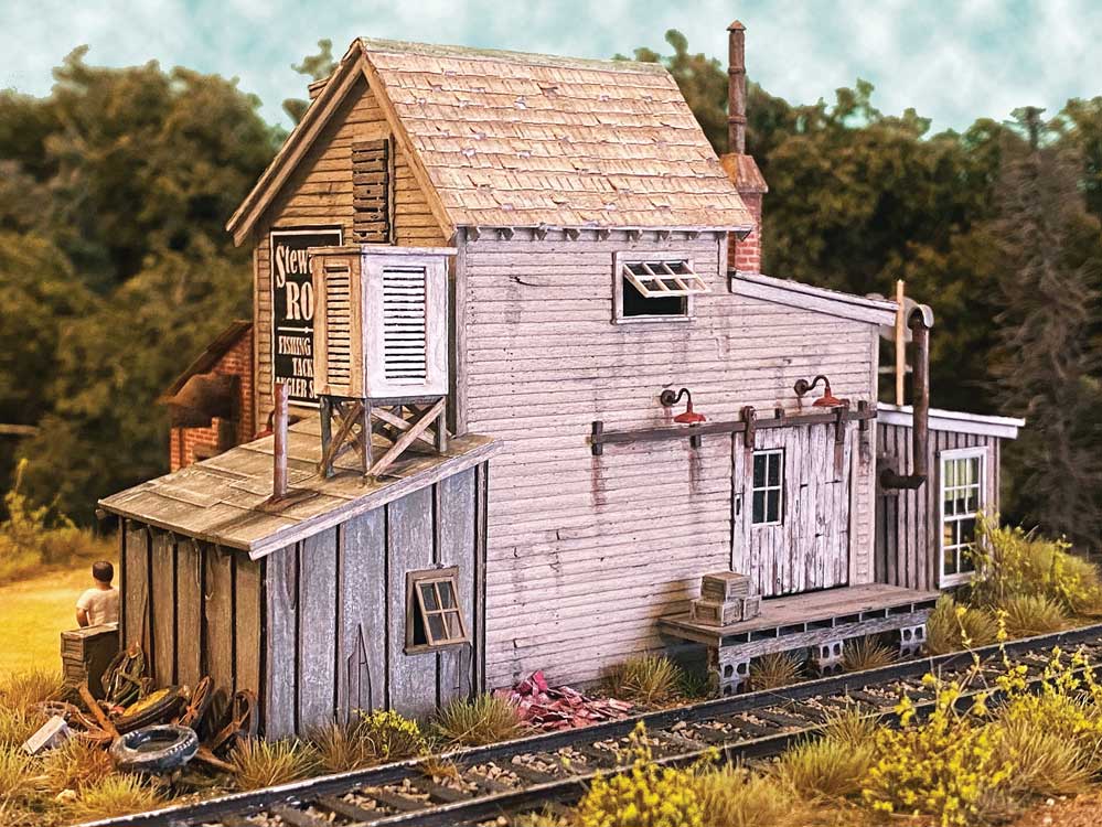 Laser-Cut Wood Kit -- Stewart's Rod's - 4 x 6"  10.2 x 15.2cm-4