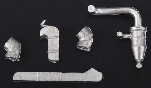 Exterior Wall Vents (White Metal Castings) -- pkg(5)