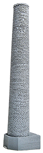 Industrial Smoke Stack -- Unpainted Kit - 5"  12.7cm Tall