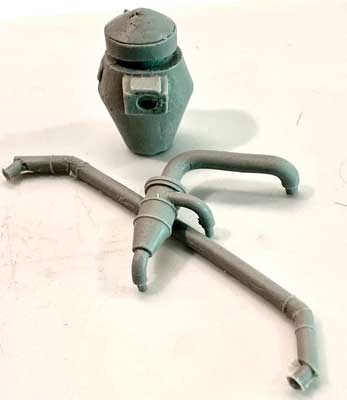Industrial Vent System -- Unpainted Resin Castings
