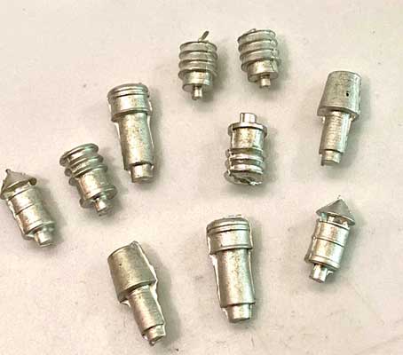 Small Roof Vents -- Unpainted Metal Castings pkg(10)-2