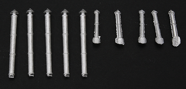 Assorted Smoke Stacks -- pkg(10)