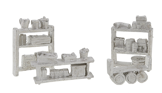 Assorted Shelving & Storage -- Unpainted