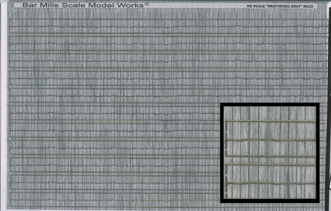 Shake-Style Laser-Cut Shingles -- Weathered Gray