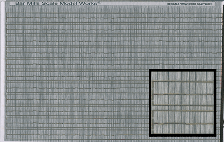 Shake-Style Laser-Cut Shingles -- Weathered Gray