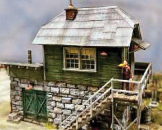 Tower at Cranberry Yard -- Laser-Cut Wood and Card Kit