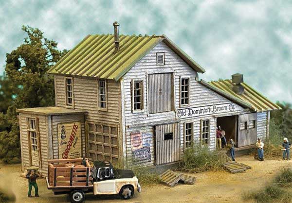 Laser-Cut Wood Kit -- Old Dominion Broom Company - 4-1/2 x 6"  11.4 x 15.2cm-1
