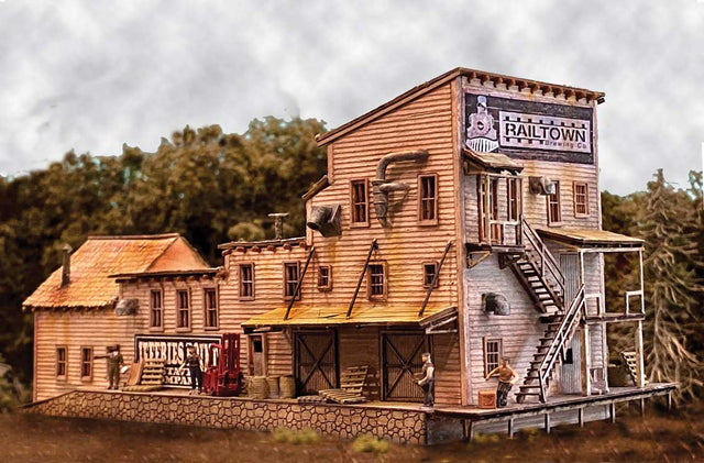 Jeffries Point -- Laser-Cut Wood Kit - 7 x 3-1/2"  17.8 x 8.9cm