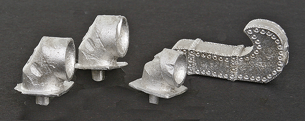 Industrial Wall Vents -- Unpainted Metal Castings