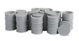 55-Gallon Drums w/Open Tops -- Unpainted