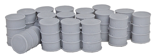 55-Gallon Drums w/Closed Tops -- Unpainted