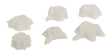 Tree Stump -- Unpainted pkg(6)