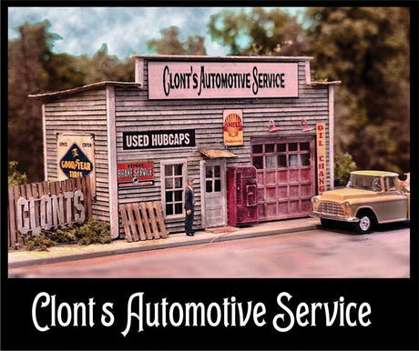 Clont's Automotive -- Laser-Cut Wood Kit