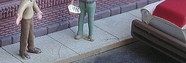 Sidewalk -- Scale 300'  91.4m