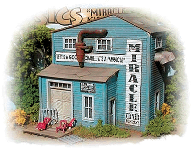 Miracle Chair Company -- Laser-Cut Wood Kit - 3-1/2 x 2-1/2"  8.9 x 6.4cm