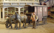Milk & Ice Wagons - Kit -- Includes Horses