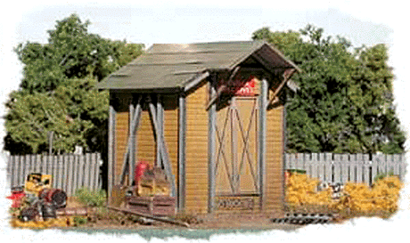 "Bar Mills Basics" Laser-Cut Wood Structure Kits -- Bait Barge at Cundy Harbor-1