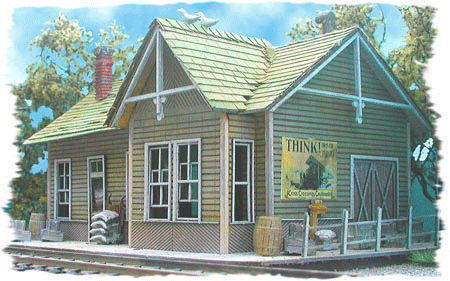 Whistle Stop Junction -- Kit - 2-1/4 x 3-1/2"  5.6 x 8.7cm