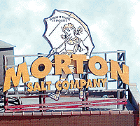 Laser-Cut Wood Billboards - Extra-Large for O & G - Walthers Exclusive -- Morton Salt Co. - Girl w/Umbrella