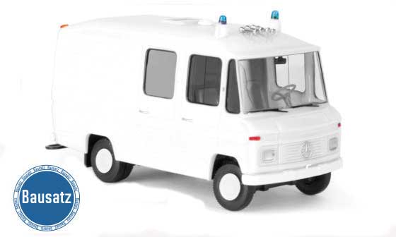 1970 Mercedes-Benz L508 Ambulance - Assembled -- Painted, Unlettered (red)