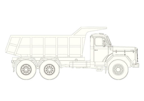 Magirus Jupiter Dump Truck - Assembled -- Various Colors