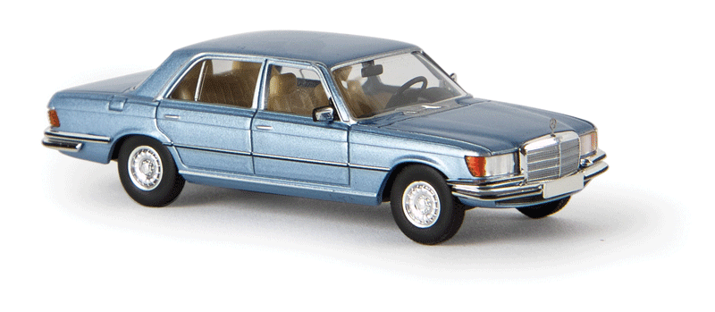 1972-1980 Mercedes-Benz 450 SEL Sedan - Assembled - Starmada(TM) -- Metallic Gray-Blue