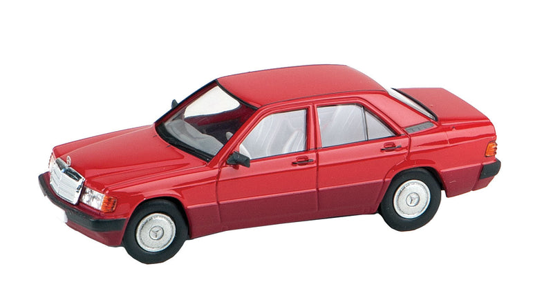 1987-1993 Mercedes-Benz 190 E Sedan - Assembled -- Red