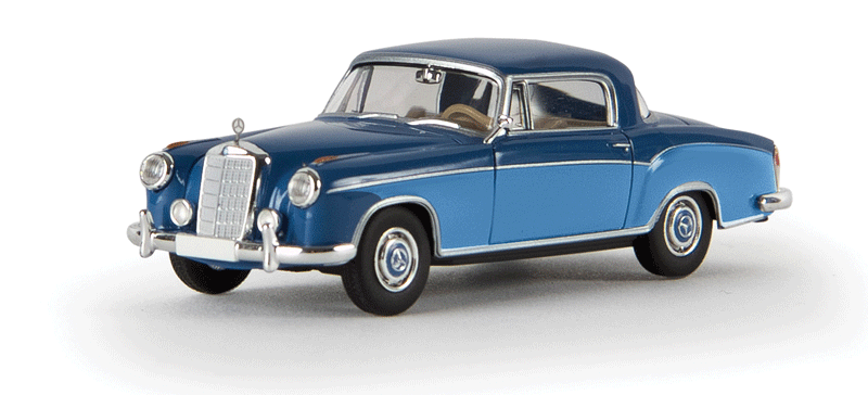 1951-1954 Mercedes-Benz 220 S Coupe - Assembled - Starmada(TM) -- 2-Tone Blue