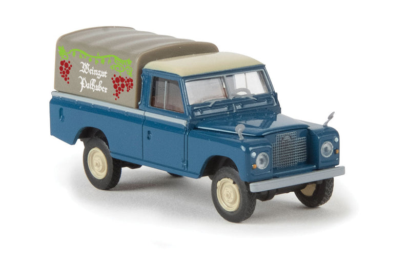 1968-1977 Land Rover 109 Open-Cab Pickup - Assembled - Starmada(TM) -- Weingut Palhuber (blue)